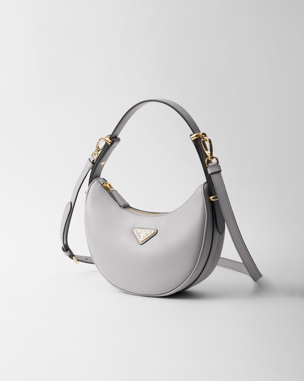 Prada Arqué Small Leather Shoulder Bag - Image 2